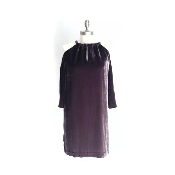 TRINA TURK EDEN DRESS IN BRANDYWINE VELVET SIZE 8 NEW WITH TAGS - Picture 3 of 7